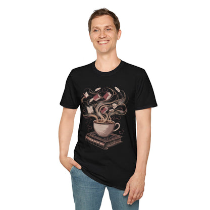 XYZ Whimsical Coffee & Books T-Shirt