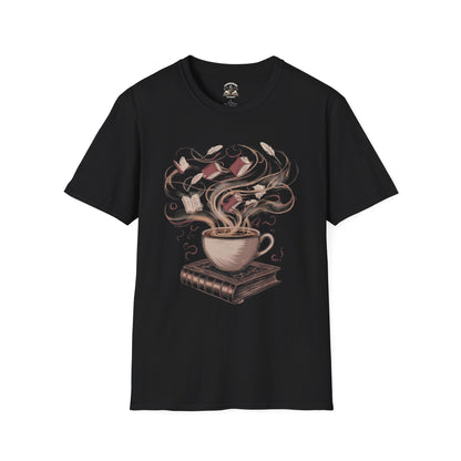 XYZ Whimsical Coffee & Books T-Shirt